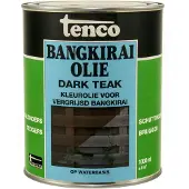 Tenco Bangkirai Olie Dark Teak-1 Ltr online kopen