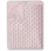 Interbaby deken Bubble 80 x 110 cm fleece roze