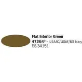 Wittmax 4736ap - Flat Interior Green - Modelbouwverf Acryl