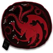 Game Of Thrones Kussens - House Targaryen - voor Geen - zwart-rood - Maat Standard