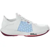 Wilson Tennisschoen Women Kaos Swift White Chambray Blue Fig-Schoenmaat 37 (UK 4)
