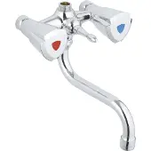 GROHE Douchekraan Costa Trend Mengkraan zonder Koppelingen met Badomstelling HOH 12 cm Chroom