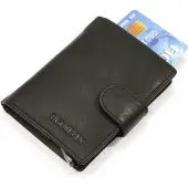 Figuretta Card Protector pasjeshouder leder black