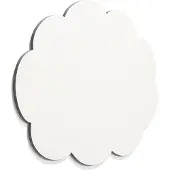 Smit Visual Design frameless whiteboard - Denkwolk - Wit - 58x88 cm