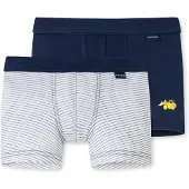 Schiesser Onderbroek blauw / wit