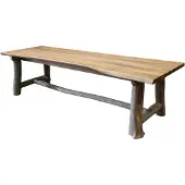 AVH-Collectie Pearl dining tuintafel 300x100xH77,5 cm teak