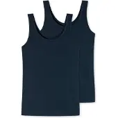 Schiesser Onderhemd 'Uncover' donkerblauw