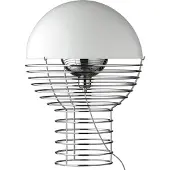 Verpan Design tafellamp Wire Large, chroom / zilver, Woon-/ Eetkamer, metaal, Design, tafellamp