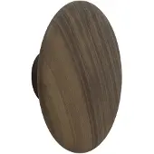 Muuto Dots Wood Coat Hooks Walnut | Ø 17 cm