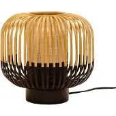 Forestier Design tafellamp Bamboo Light S, zwart, Woon-/ Eetkamer, Bamboe, Design, tafellamp