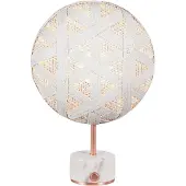 Forestier Design tafellamp Chanpen S, dimbaar, wit / opaal, Woon-/ Eetkamer, Design, tafellamp