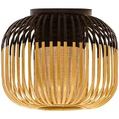 Forestier Plafondlamp , Bamboo Light XS, dimbare, Zwart, Woonkamer, Bamboe, Designer