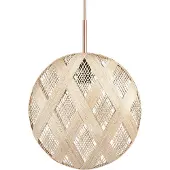 Forestier Design hanglamp Chanpen M, dimbaar, crème / amber, Woon-/ Eetkamer, Design, hanglamp