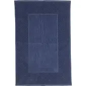 The One Towelling Badmat Velours Kleur: Denim