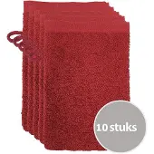 The One Towelling The One Voordeelpakket Washandjes Burgundy - 10 stuks
