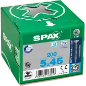 Spax 1197000500453 R 88091 Senkkopf T-STAR Verzonken houtschroef 5 mm 45 mm T-STAR plus RVS A2 200 stuk(s)