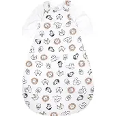 Meyco Baby Animal baby slaapzak rond tweedelig - multicolour - 74/80 - 2.5 TOG