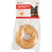 Flamingo Hondensnack Ring Kip 10 cm
