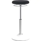 Euroseats Zit-sta-kruk Stof Wit, zwart Mango