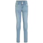 Cars high waist skinny jeans Amazing bleached used Blauw Meisjes Stretchdenim - maat 92