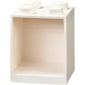 LEGO Plank Iconic Brick 4 Knoppen Wit