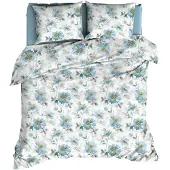 Satin d'or Dekbedovertrek Rafaella Blue Satijn-140 x 200 / 220 cm | 1-Persoons