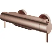 Hotbath Badkraan Cobber Thermostaat Waterval Uitloop Geborsteld Koper PVD