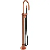 Hotbath Badmengkraan cobber draaibare uitloop 105.5 cm geborsteld koper living colours