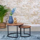 Gister&Vandaag Salontafel Leonardo | set van twee salontafels