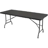 Eurotrail Pavilion Tafel Rattan Design - Zwart