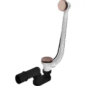 Hotbath Cobber Badafvoer verlengd Geborsteld Koper PVD P032