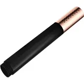 Hotbath Cobber losse staafhanddouche 16,5 cm, zwart/roze goud
