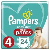 Pampers - Baby Dry Pants - Maat 4 - Mega Pack - 72 luierbroekjes