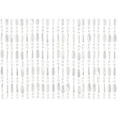 Wicotex Vliegengordijn Charlotte 100x240cm wit wit PVC Deurhor