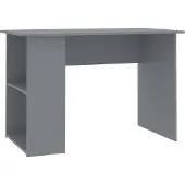 vidaXL Bureau 110x60x73 cm bewerkt hout grijs