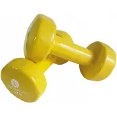 SVELTUS haltère époxy 2 x 4 kg jaune