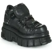 New rock 106N-S52 TORENSCHOENEN metalen zwart lederen biker punk gotische laarzen