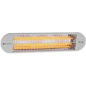 Blumfeldt Blum Gold Bar 2000 Swing heater - Infrarood terrasverwarmer met afstandsbediening - Wand- of plafondmontage - 2000 W - Geschikt voor buiten - Zilver