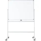 Ivol Verrijdbaar whiteboard - Dubbelzijdig en magnetisch - 100x150 cm - Wit