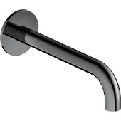 Hotbath Cobber Uitloop 18cm Zwart Chroom CB095