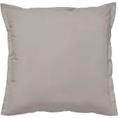 Cinderella Sundays - Kussensloop - 100% Katoen-Satijn - Met Rits - 80x80 cm - Taupe (2 stuks)