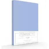 Romanette Kussenslopen Lichtblauw (Katoen) (set van 2)