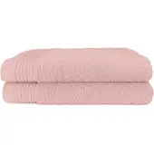 The One Towelling Handdoek 70x140 cm Deluxe Zalm roze