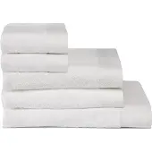 Seahorse combiset Pure 5 delige badtextielset white (2xGD+2BD+1xDL)