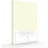 Romanette Kussenslopen Ivoor (Katoen) (set van 2)