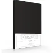 Romanette Kussenslopen Zwart (Katoen) (set van 2)