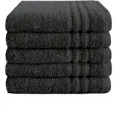 Byrklund handdoeken 70x140 - set van 5 - Hotelkwaliteit - Antraciet