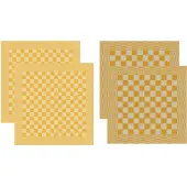 DDDDD Combiset Barbeque Ochre 2 Keukendoeken + 2 Theedoeken-60 x 65 cm
