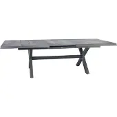 Oosterik Home Uitschuifbare dining tafel Newport Concrete Taupe