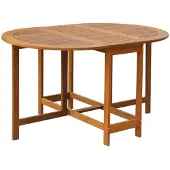 vidaXL Tuintafel 130x90x72 cm massief acaciahout